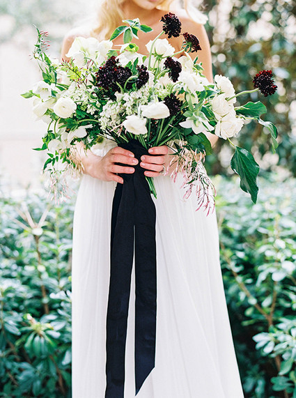 Organic rose and ranunculus bouquet