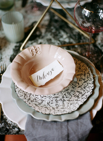 Dramatic floral wedding inspiration Inspiration