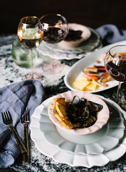 Dramatic floral wedding inspiration