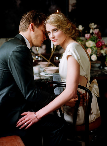 Dramatic floral wedding inspiration Inspiration
