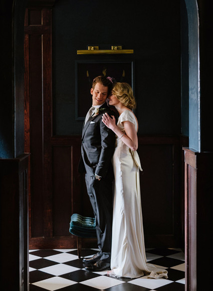 Dramatic floral wedding inspiration Inspiration
