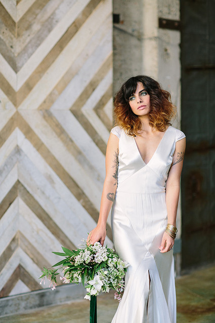 Emerald and gold bridal inspiration