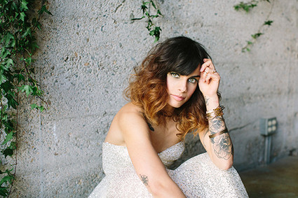 Emerald and gold bridal inspiration