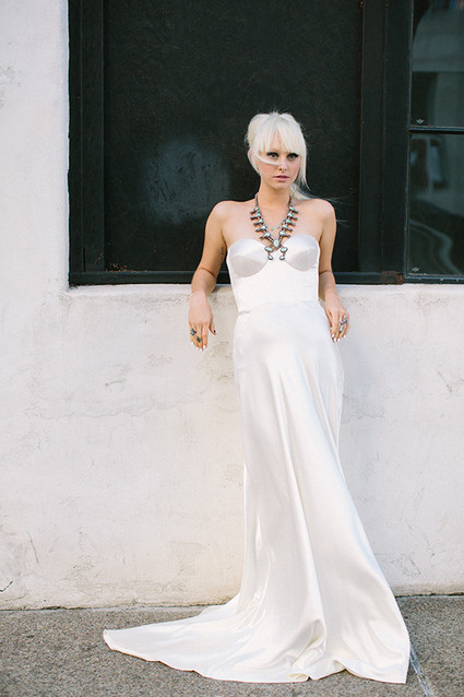 Modern wedding dress