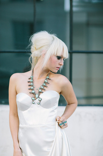 Modern bridal hair