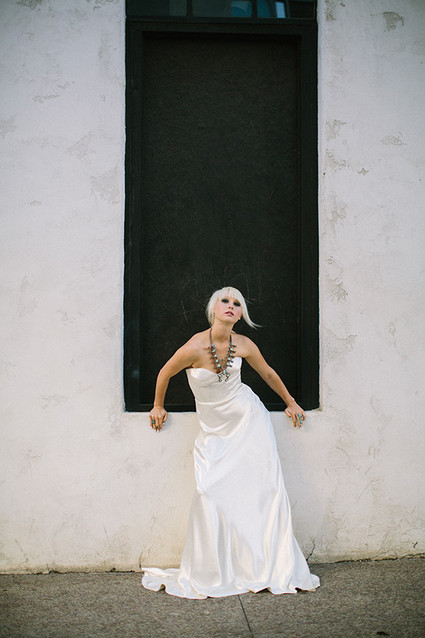 Modern wedding dress