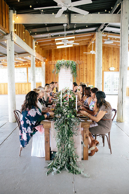 Garden inspired bridal shower