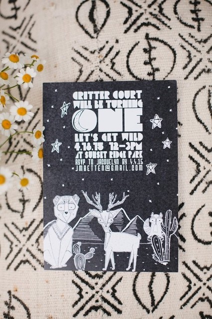 First birthday invite