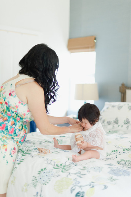 Floral baby girl party