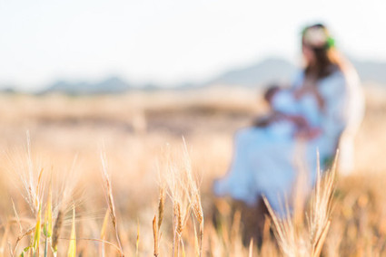 mother son golden hour photos