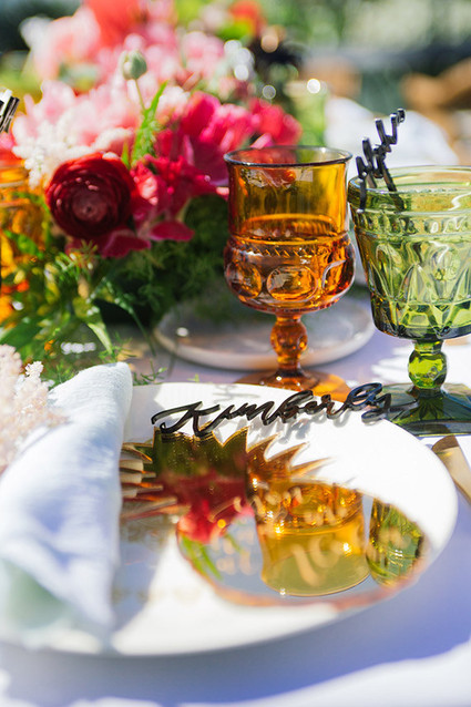 Pineapple place setting