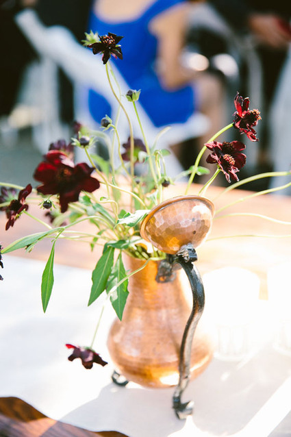 Vintage vessel centerpiece