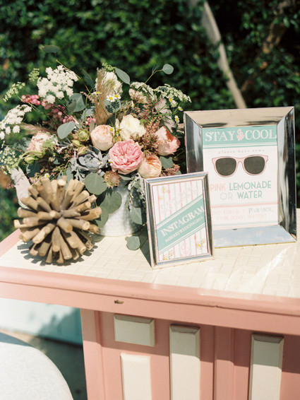 Nautical wedding decor