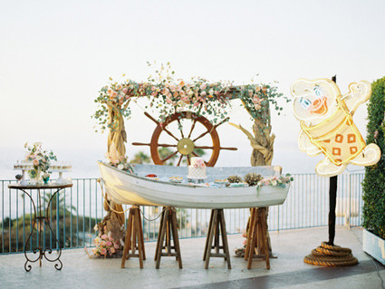 Nautical dessert bar