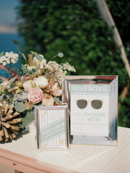 Nautical La Jolla Wedding Signage