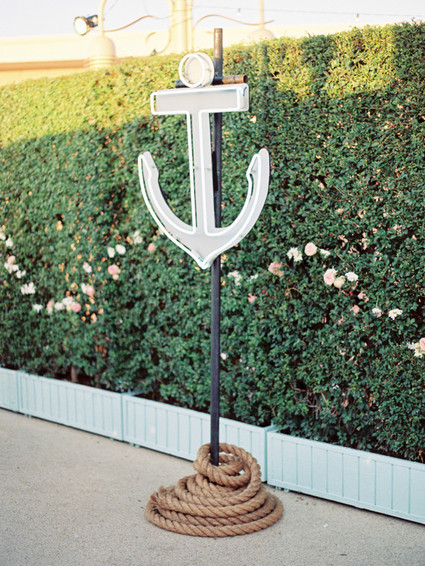 Nautical La Jolla Wedding Decor