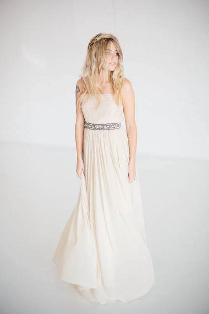 Bohemian wedding dress