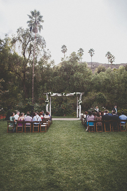 San Francisco outdoor wedding ceremony