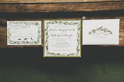 Art Deco wedding invitations