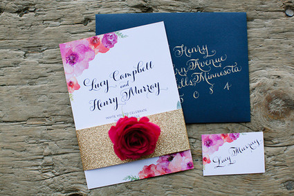 Floral Farm Wedding Invitation Inspiration