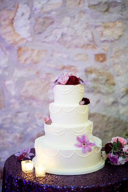 4 tiered wedding cake