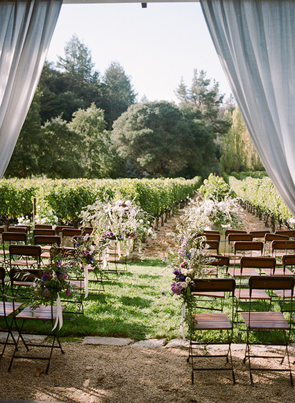California vineyard wedding