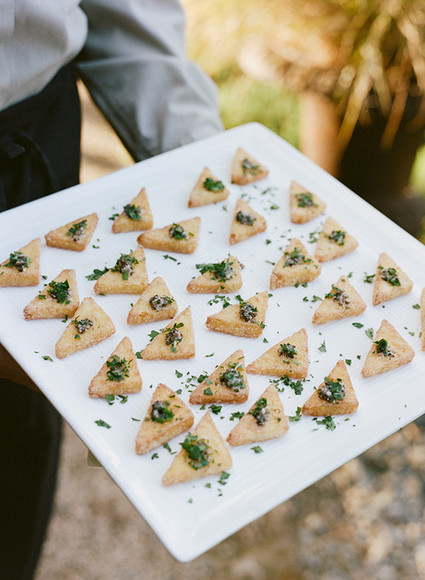 Triangular appetizers