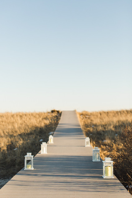 Early spring beach proposal