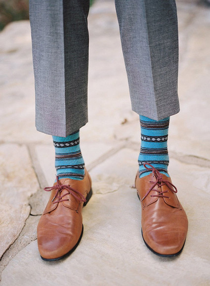 Groom shoes and socks Inspiration