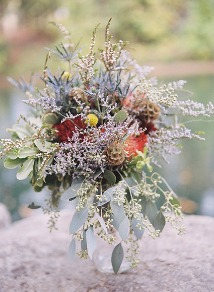 Wedding flower centerpiece