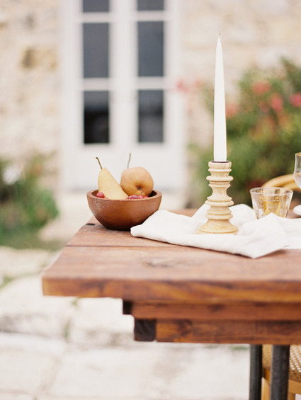 Gold candlestick