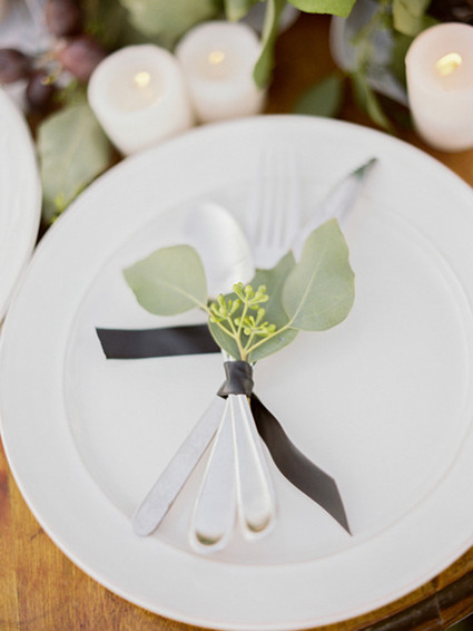 Tuscany inspired place setting
