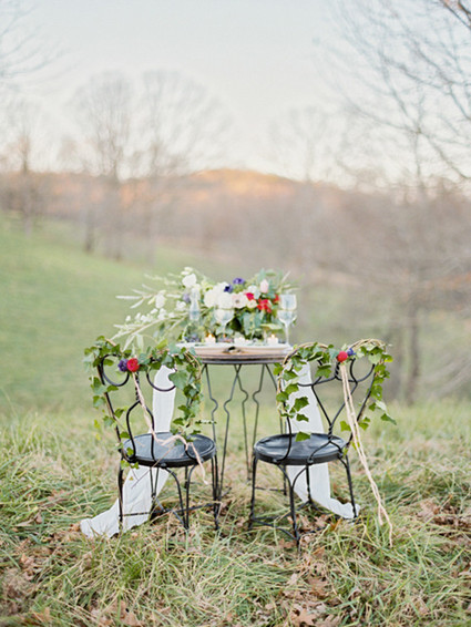 Tuscany inspired tablescape