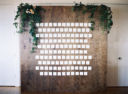 Escort card signage