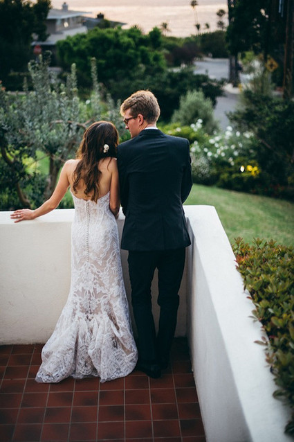 Elegant San Diego wedding portrait
