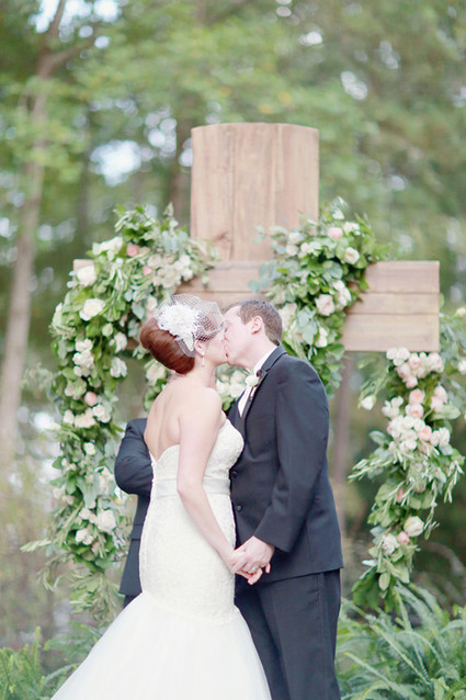 Romantic Alabama wedding portrait