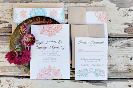 Rustic Moroccan invitations