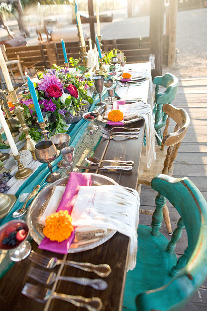 Rustic Moroccan tablescape