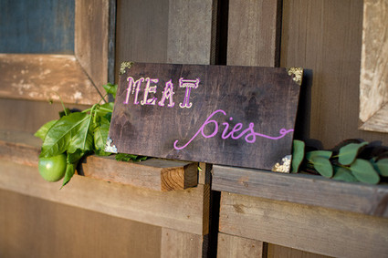 Wooden signage