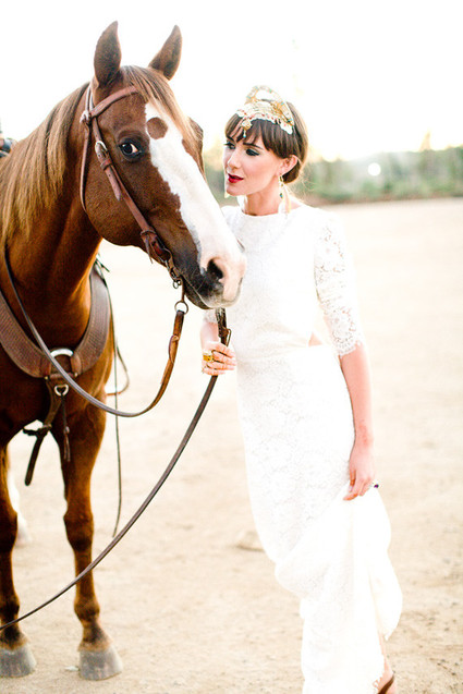 Rustic moroccan bride
