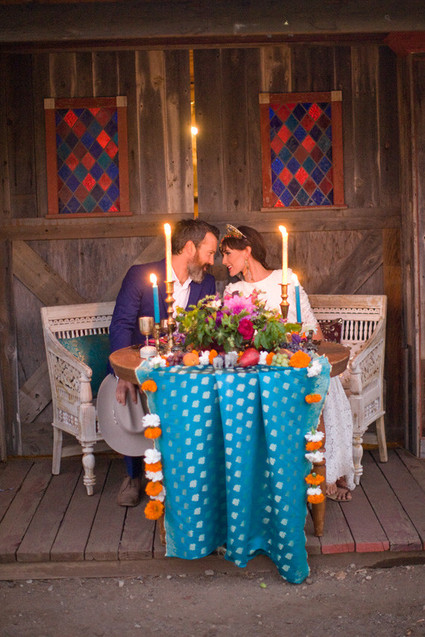 Rustic Moroccan sweetheart table