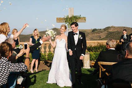 Outdoor wedding portrai