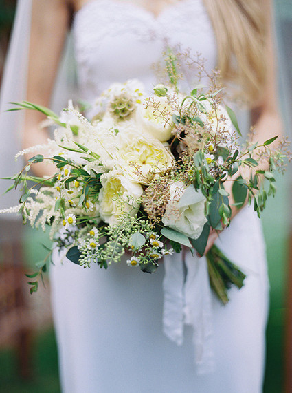 Green and white bouquet