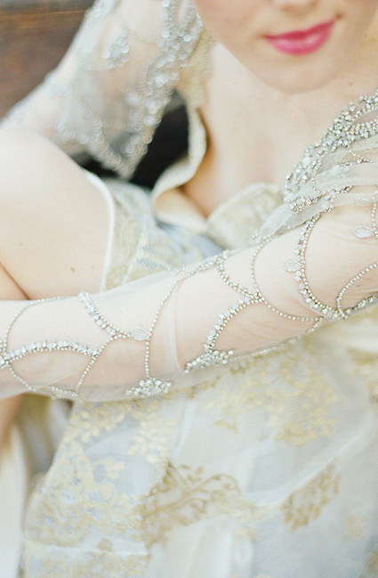 Wedding dress detail