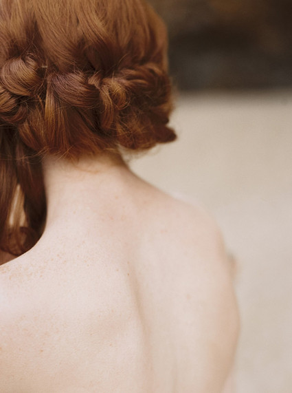 Chignon bridal hairstyle