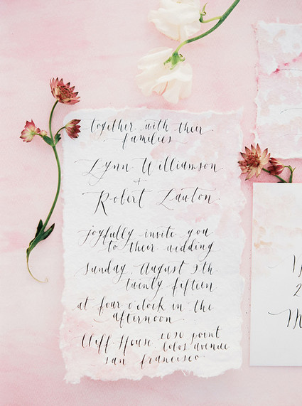 Watercolor invitations