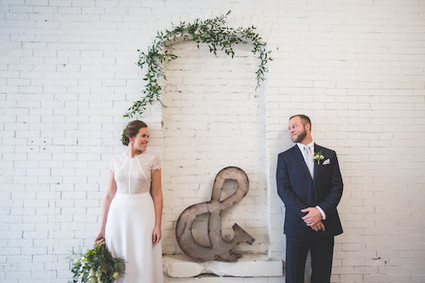 Vintage wedding portrait