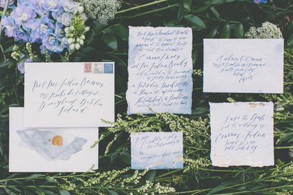 Irish inspired invitations