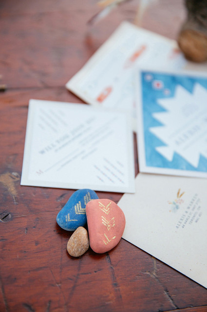 Southwest bohemian rock decor