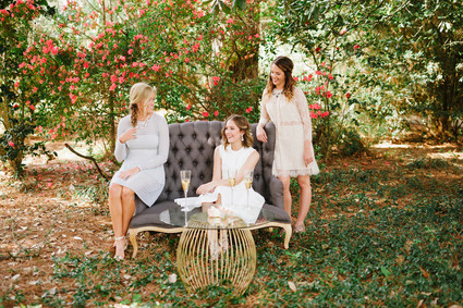 Louisiana garden bridal luncheon